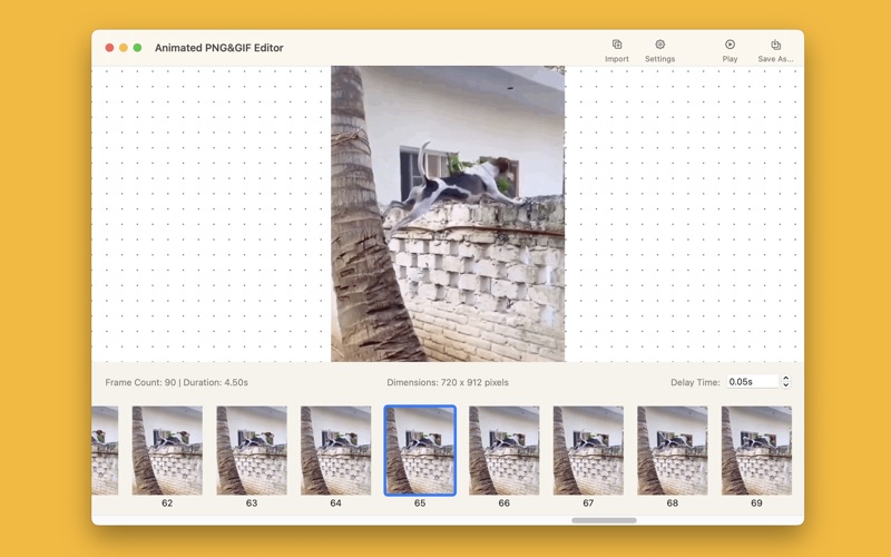 Screenshot #1 pour Animated PNG&GIF Editor