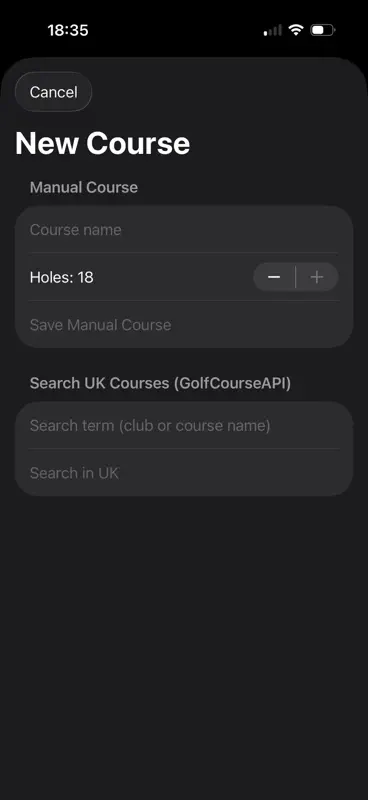 PalGolf-Score With Friends screenshot 1 of 3
