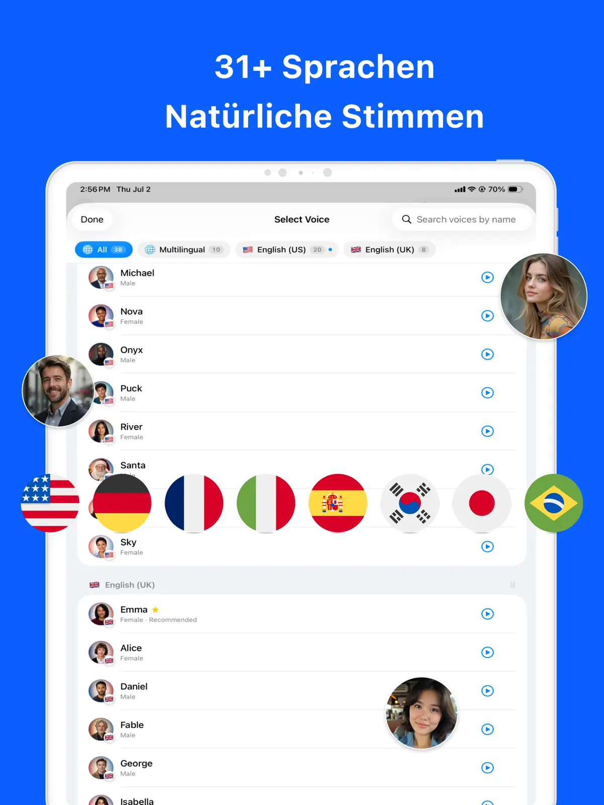Local TTS - PDF vorlesen App iPad screenshot 2