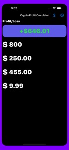 Crypto Profit Loss Calculator screenshot #2 for iPhone