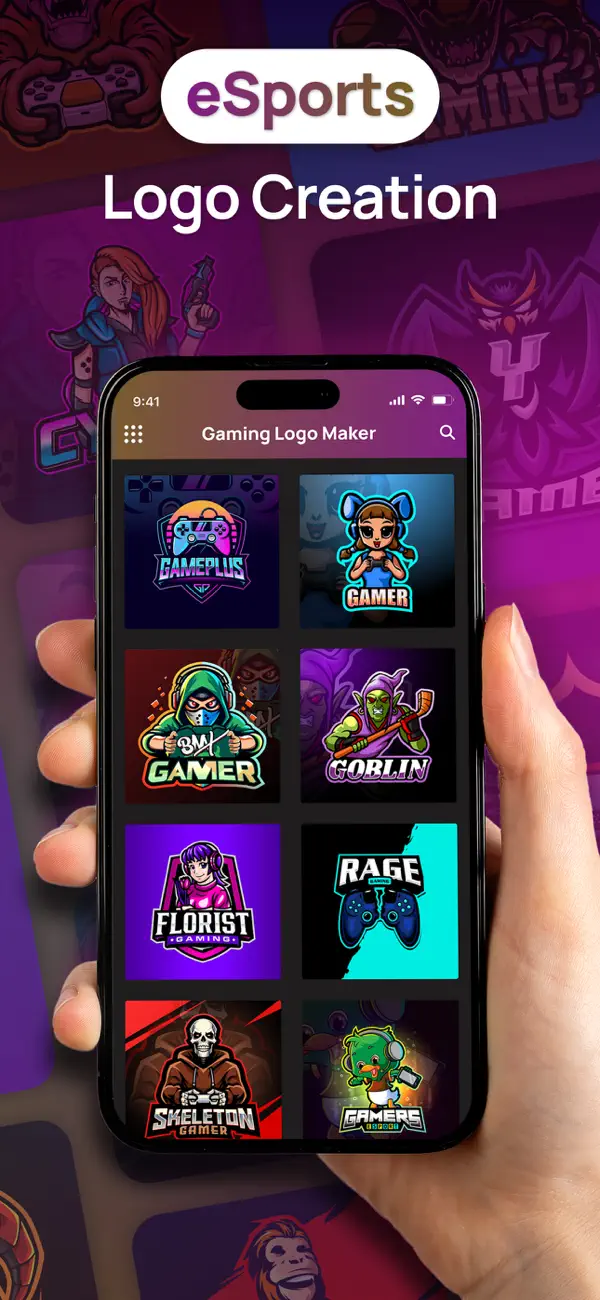 Screenshot #2 pour Gaming Logo Maker Esport Logo