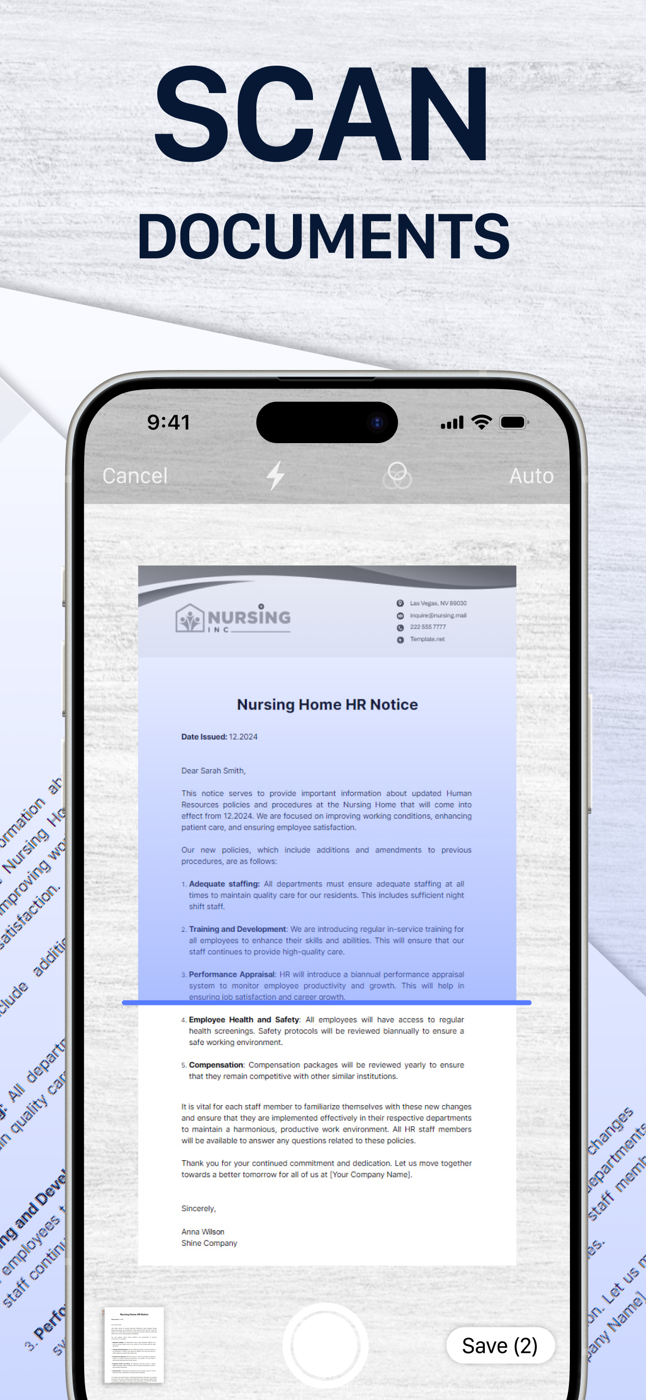 Scan to PDF・Document Scanner