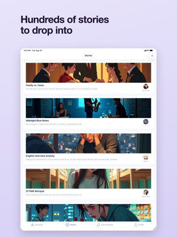 Fingerheart: Kpop AI Chat iPad screenshot