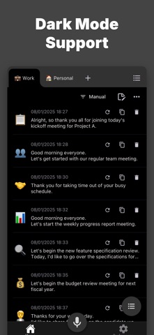 Mr.Transcribe - Audio to Text iPhone screenshot
