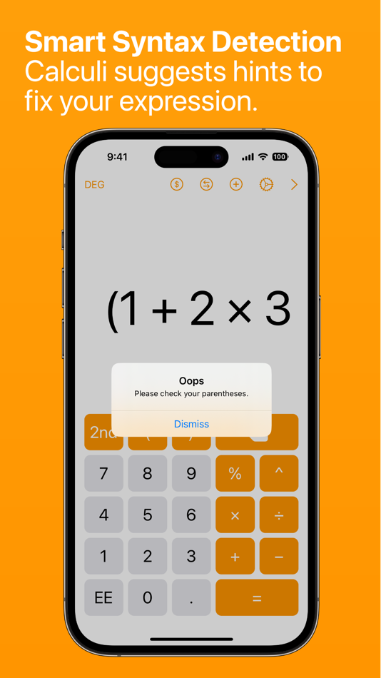 #3. Calculi: Scientific Calculator (iOS) 由: Michael Natole, Jr.