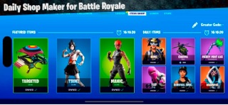 Daily Shop Maker - FortShop iPhone screenshot