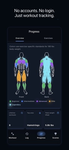 RepBook - Workout Log Screenshot 1 of 10