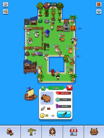 Island Breeze: Capybara & Farm iPad screenshot