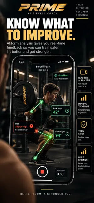 PRIME: AI Gym & Nutrition screenshot 3