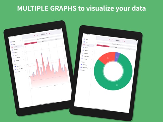 Diabetes App - Diabeto Log iPad screenshot 7 - Medical app