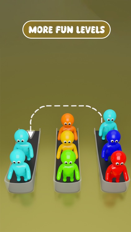 Crowd Sort Color Puzzle Game