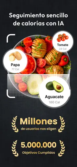 Captura de pantalla de SnapCal: AI Calorie Counter en iPhone 1