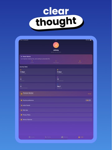 Mantras: Daily Affirmations iPad screenshot