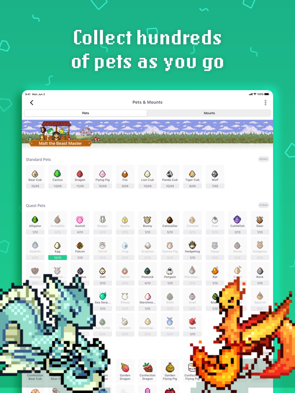 Habitica: Gamified Taskmanager iPad screenshot