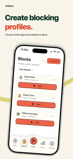 TezBlock - Screen Time Control screenshot 4