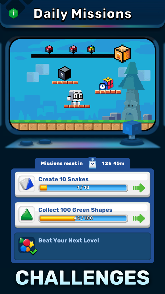 #8. Rubik's Match 3 - Cube Puzzle (iOS) By: Nørdlight Games