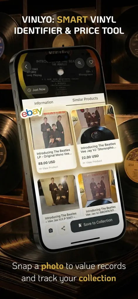 Identify Record & Scan: Vinlyo - Reference App | MWM