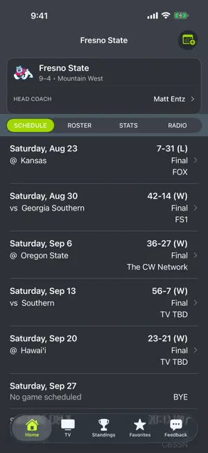 Fresno State Football App screenshot 1