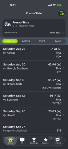 Fresno State Football App app screenshot