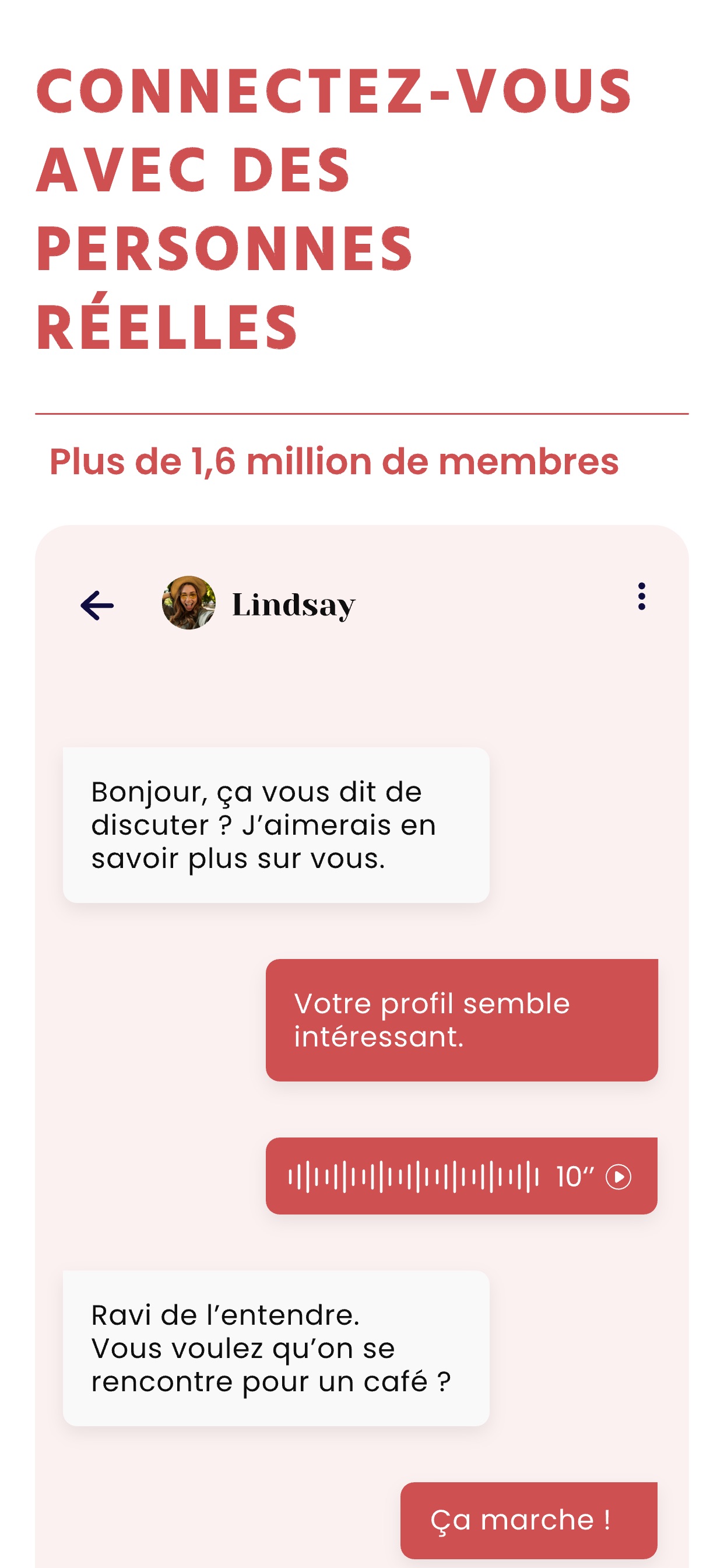 Rencontres de plus de 50 ans screenshot 4