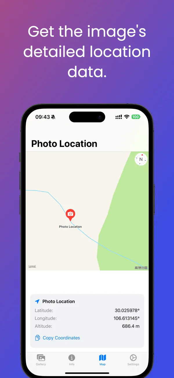 Screenshot #3 pour Photo Information:GPS, Exif...