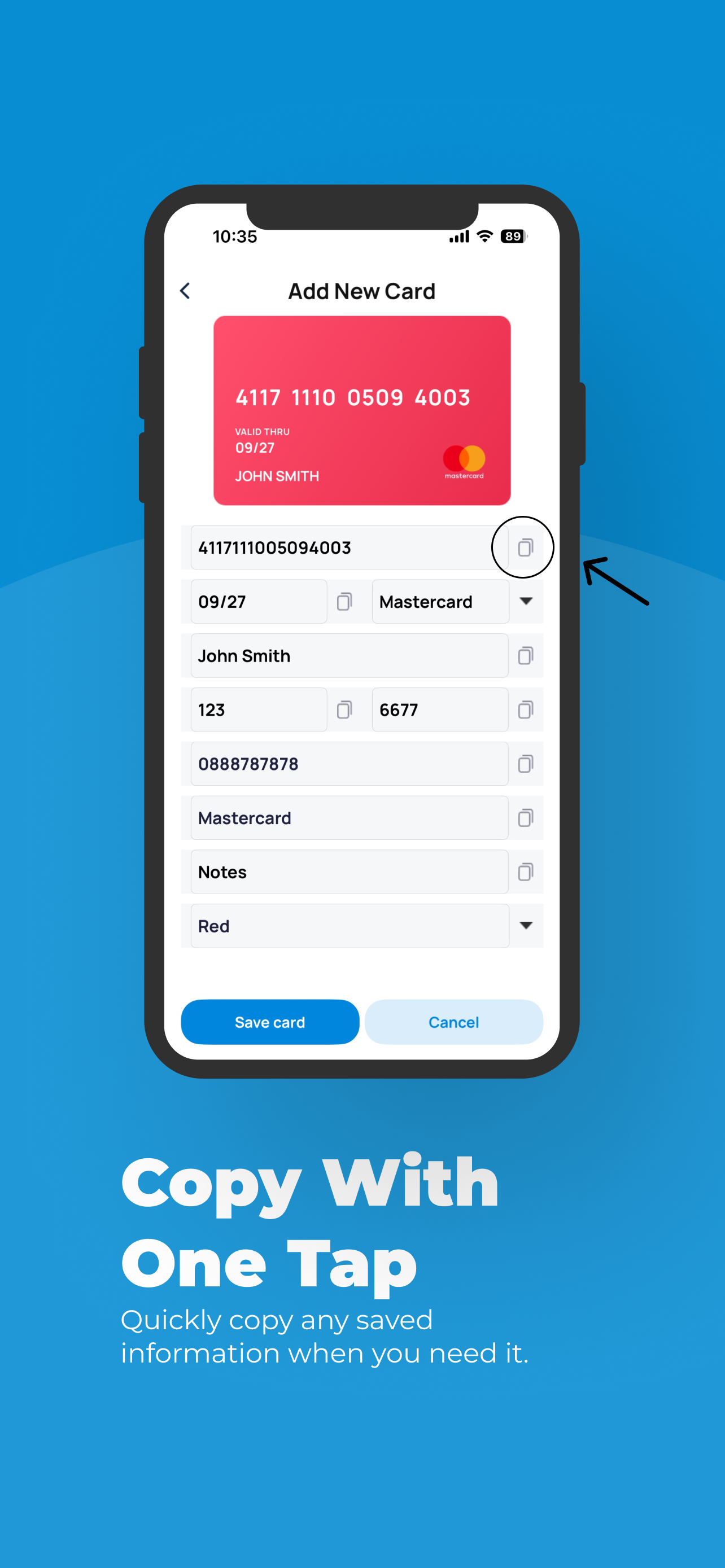 Card Wallet Pro screenshot 4