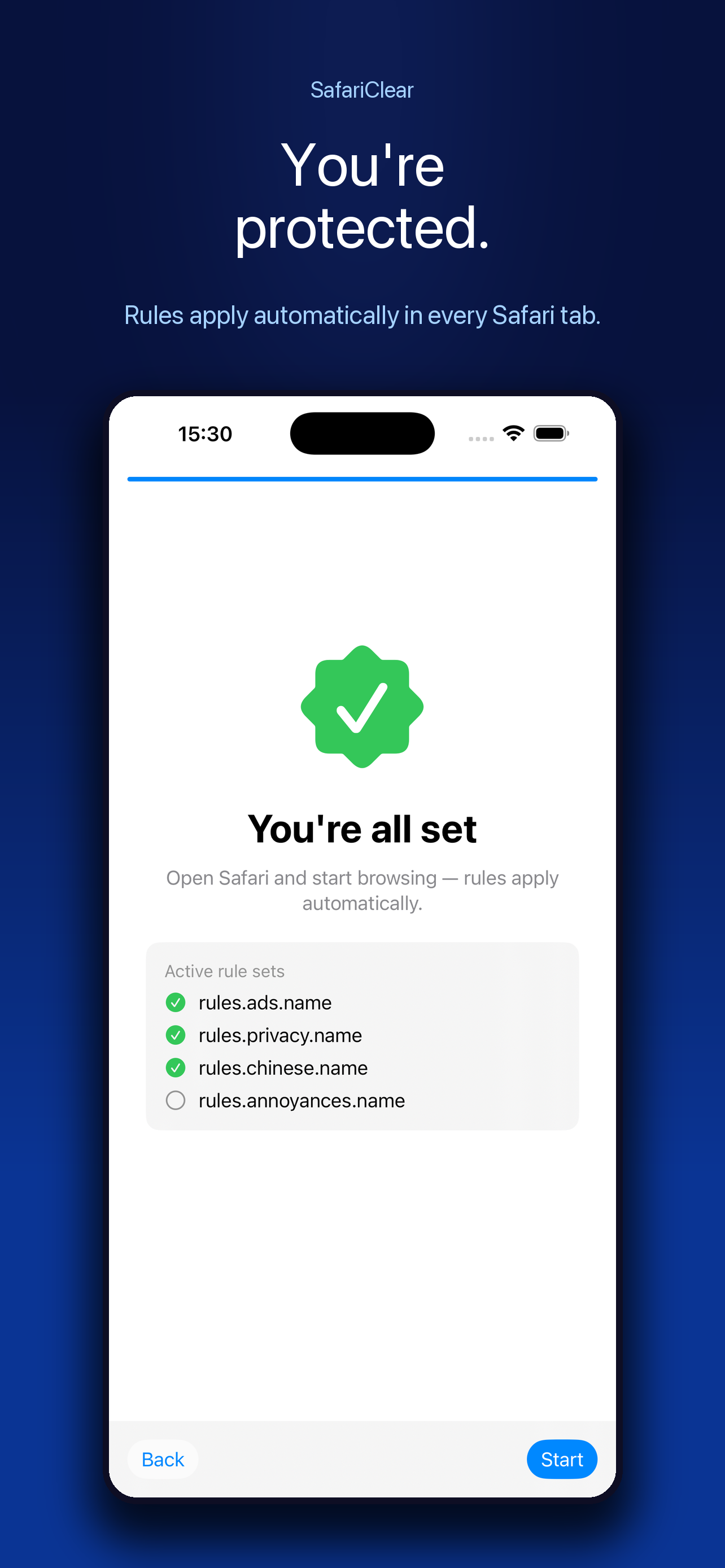 SafariClear screenshot 5