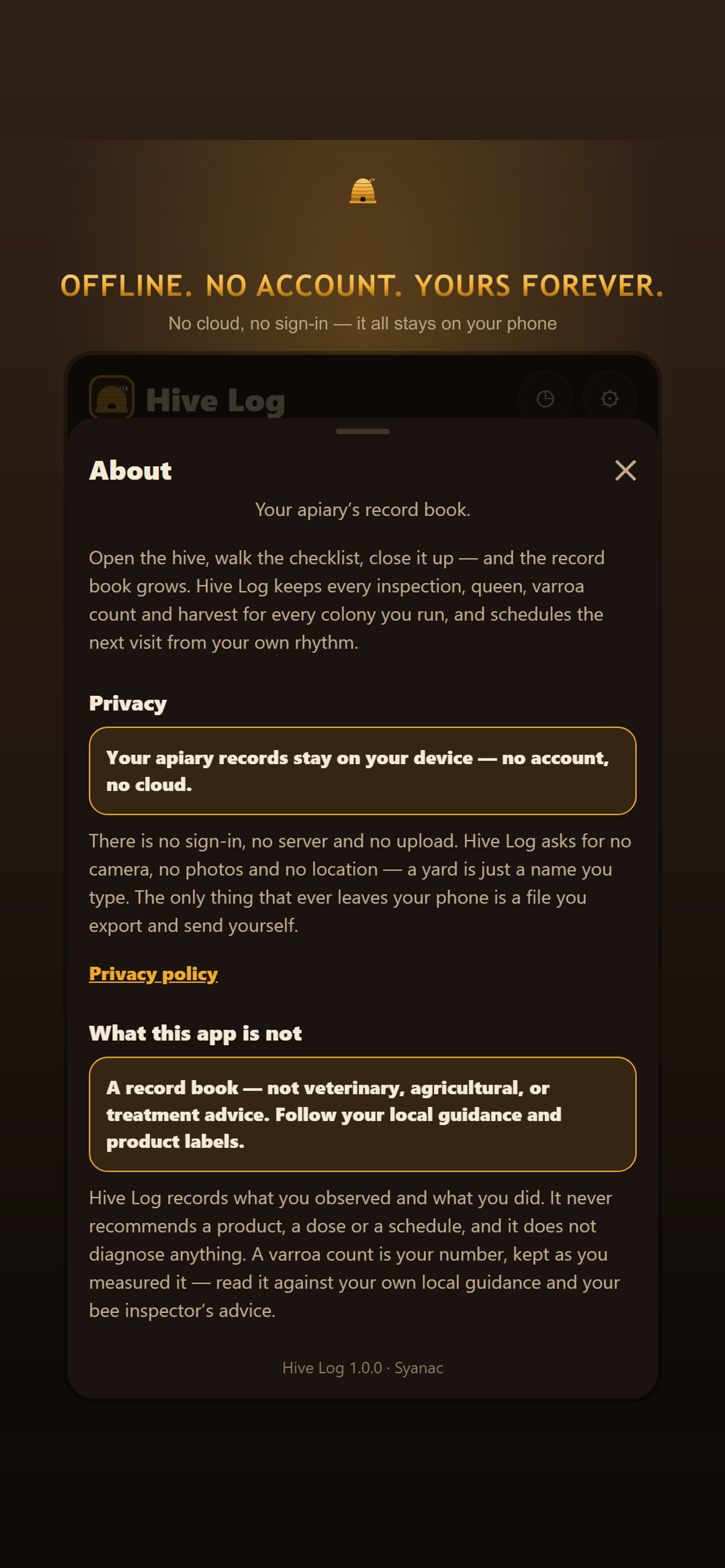 Hive Log: Beekeeping Tracker screenshot 8