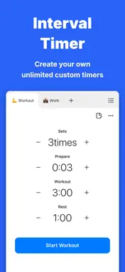 IntervalTimer - Workout Timer screenshot 1
