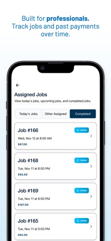 Washr Mobile Pros iPhone screenshot