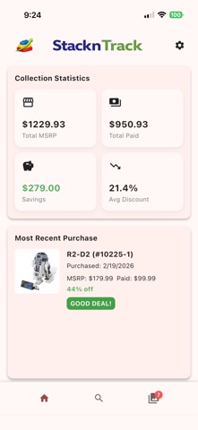 StacknTrack: LEGO Set Tracker Screenshot 1 of 9