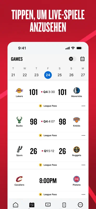 NBA: Live Games & Scores screenshot 2 of 7