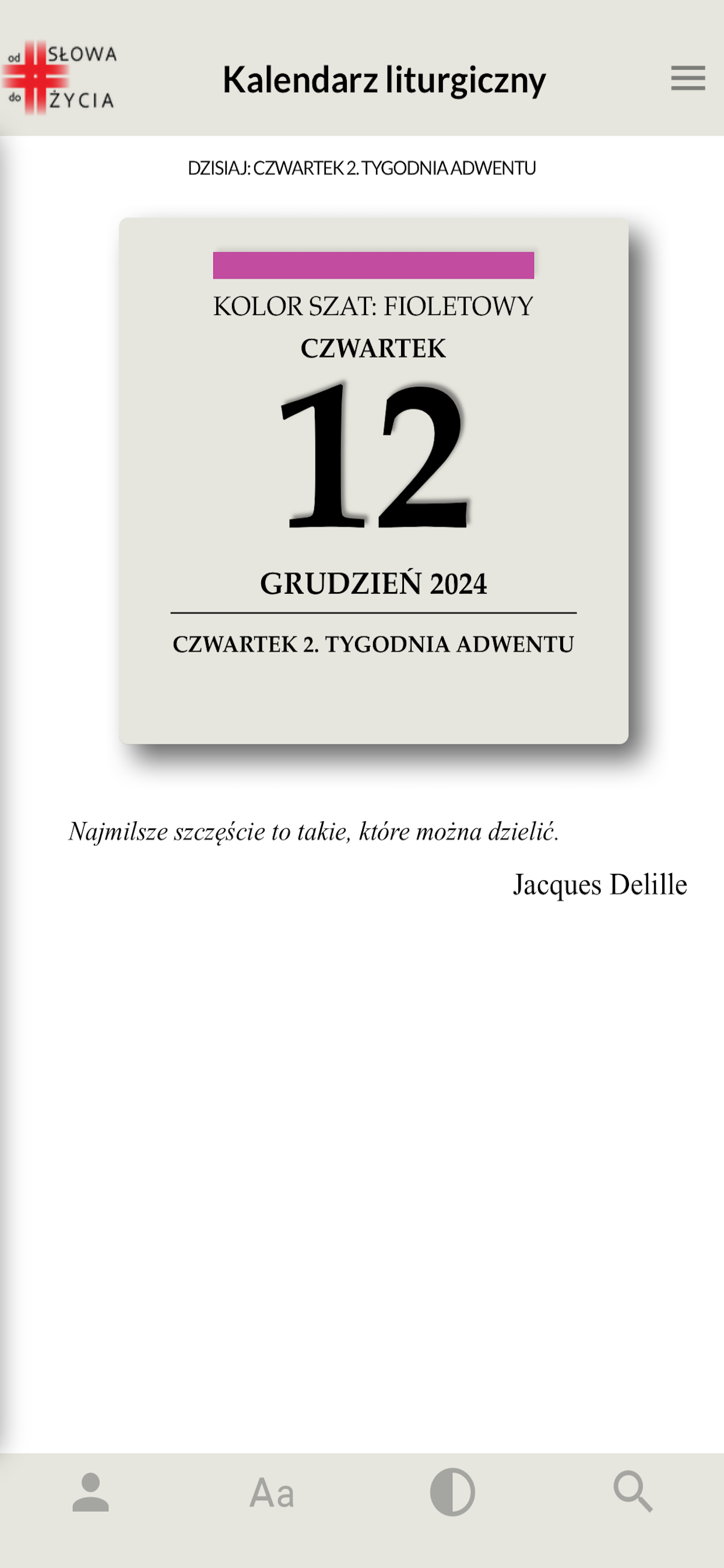 Od Słowa do Życia