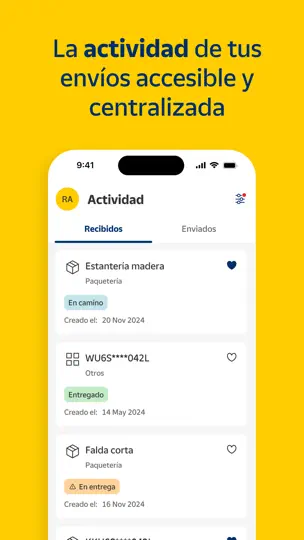 Captura de pantalla de Correos: Envío Y Seguimiento en iPhone 4