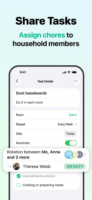 House Chores Cleaning Schedule screenshot 3