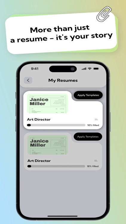 Resume Builder: Job Template screenshot-4