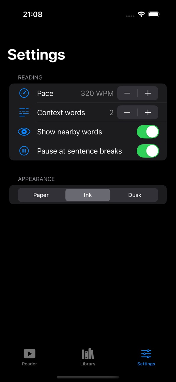 iPhone screenshot