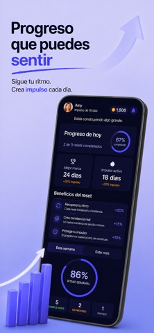 VitaHabit: 3 Logros al Día iPhone screenshot 3