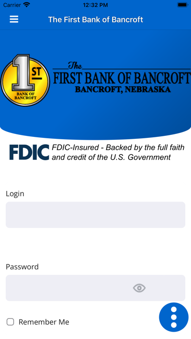 First Bank of Bancroft App Screenshot