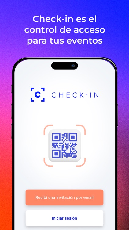 Checkin: escaneo de códigos QR