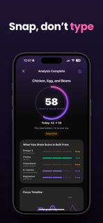 BrainFuel AI: Food Diary screenshot 2
