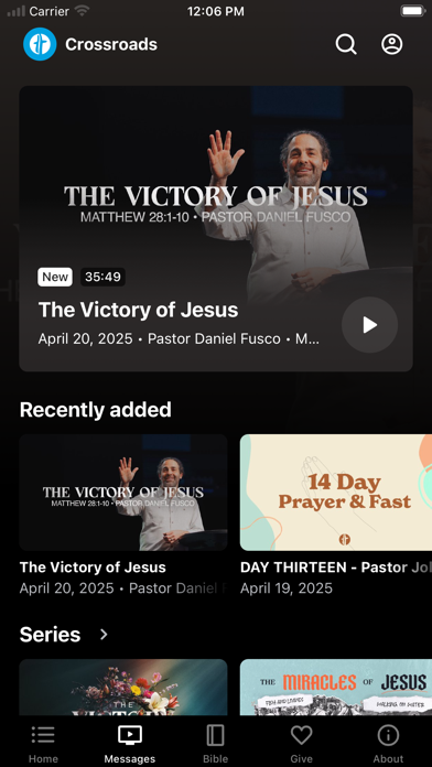 Crossroads Church Vancouver Screenshot