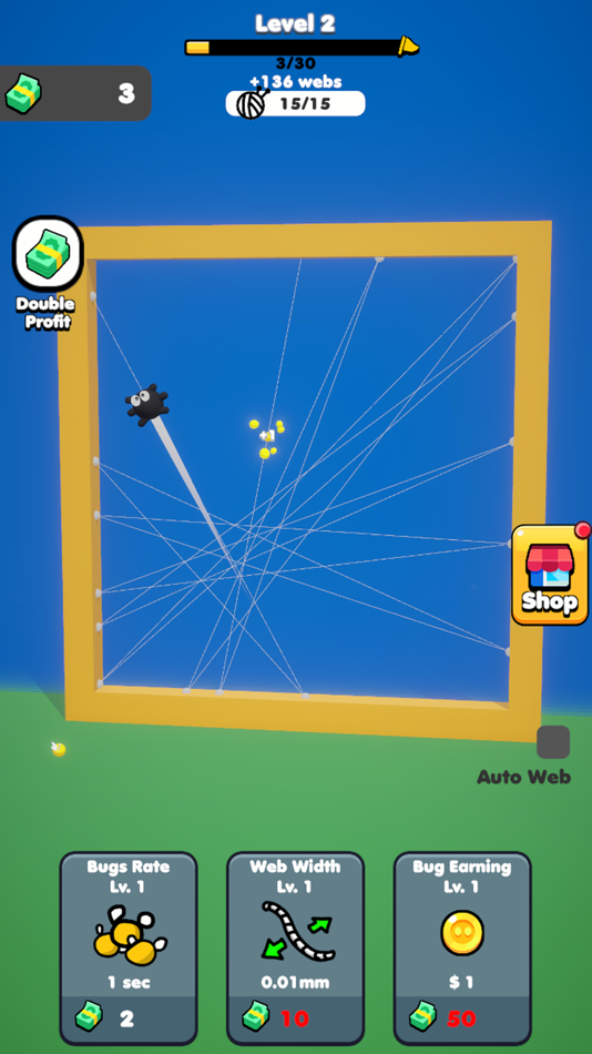 #1. Idle Spider Web (iOS) 来自: Minidragon