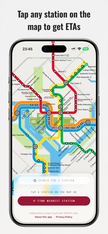 DC Metro ETA Screenshot 2 of 6