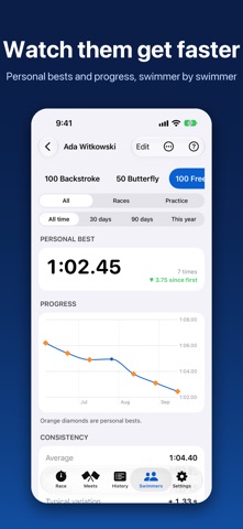 FlagLine: Swim Team Timer screenshot 5