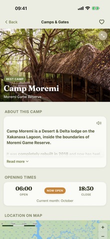 Moremi Safari: Map & Guide Screenshot 7 of 10