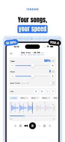 ForBand - Band Practice Player Screenshot 1 of 5