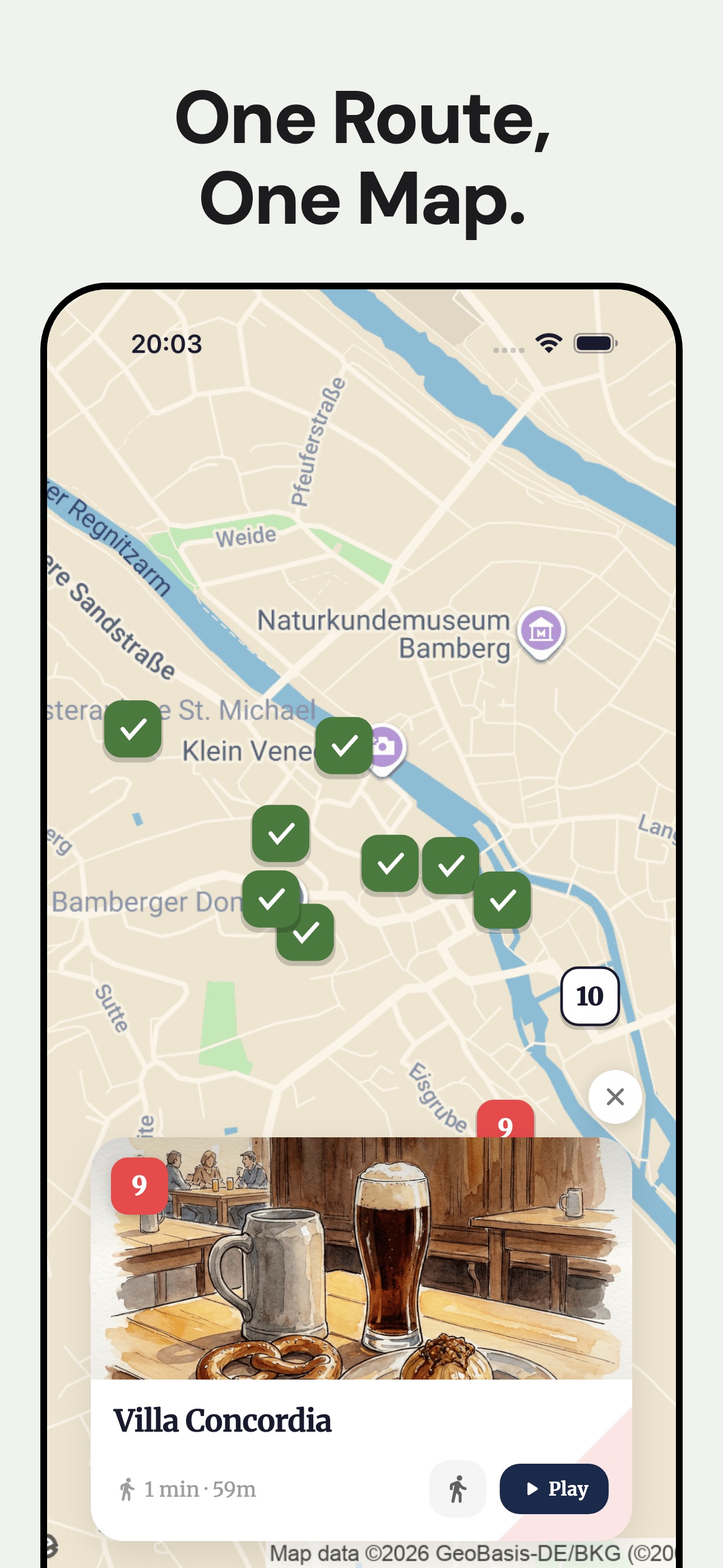 Screenshot 3 of Bamberg Audio Guide