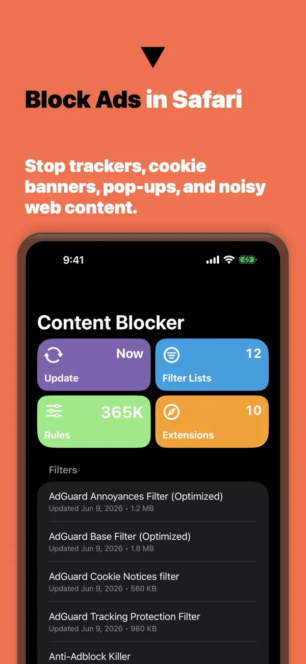 Screenshot #1 pour Void: Ad Blocker & Privacy