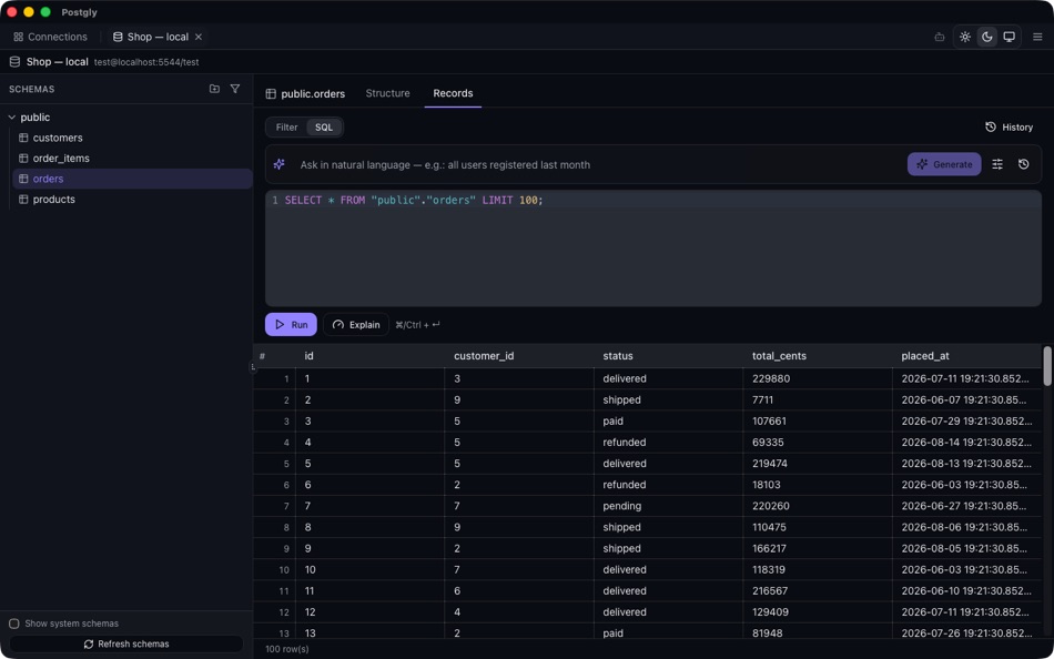 #6. Postgly (macOS) By: Element Development